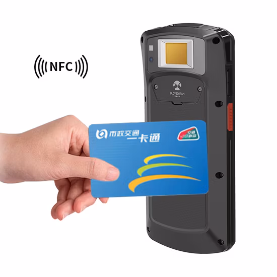 Handheld Industrial PDA Barcode Scanner Android with Fingerprint Reader